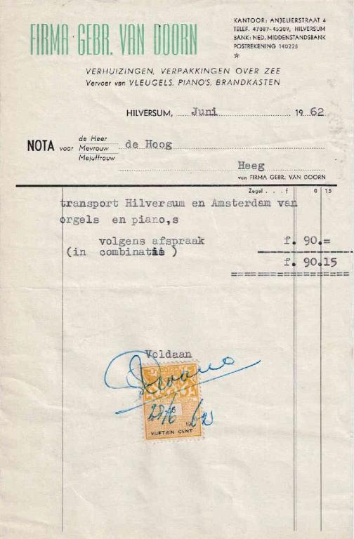 Firma Gebr. van Doo…