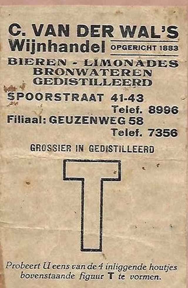 G. van der Wal's Wi…