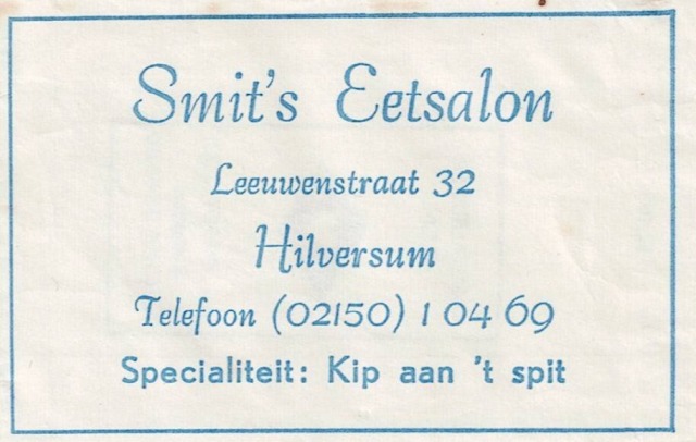 Smit's Eetsalon Lee…