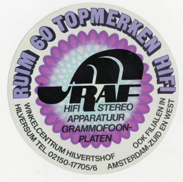 Sticker RAF